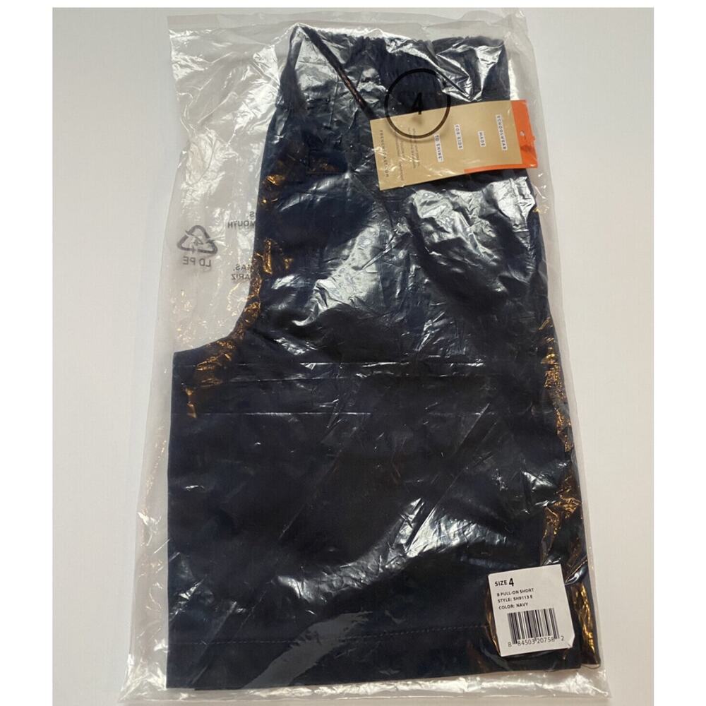 French Toast Navy Pull On Shorts